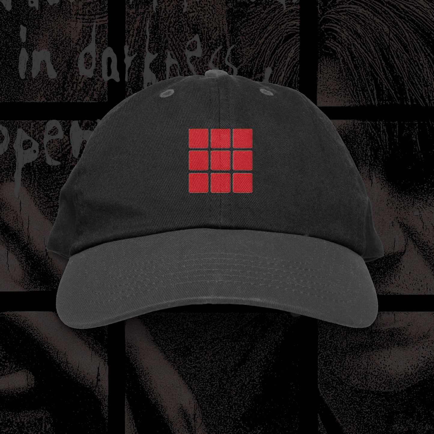 Resident Evil 4 - 9 Red Squares - Dad Hat