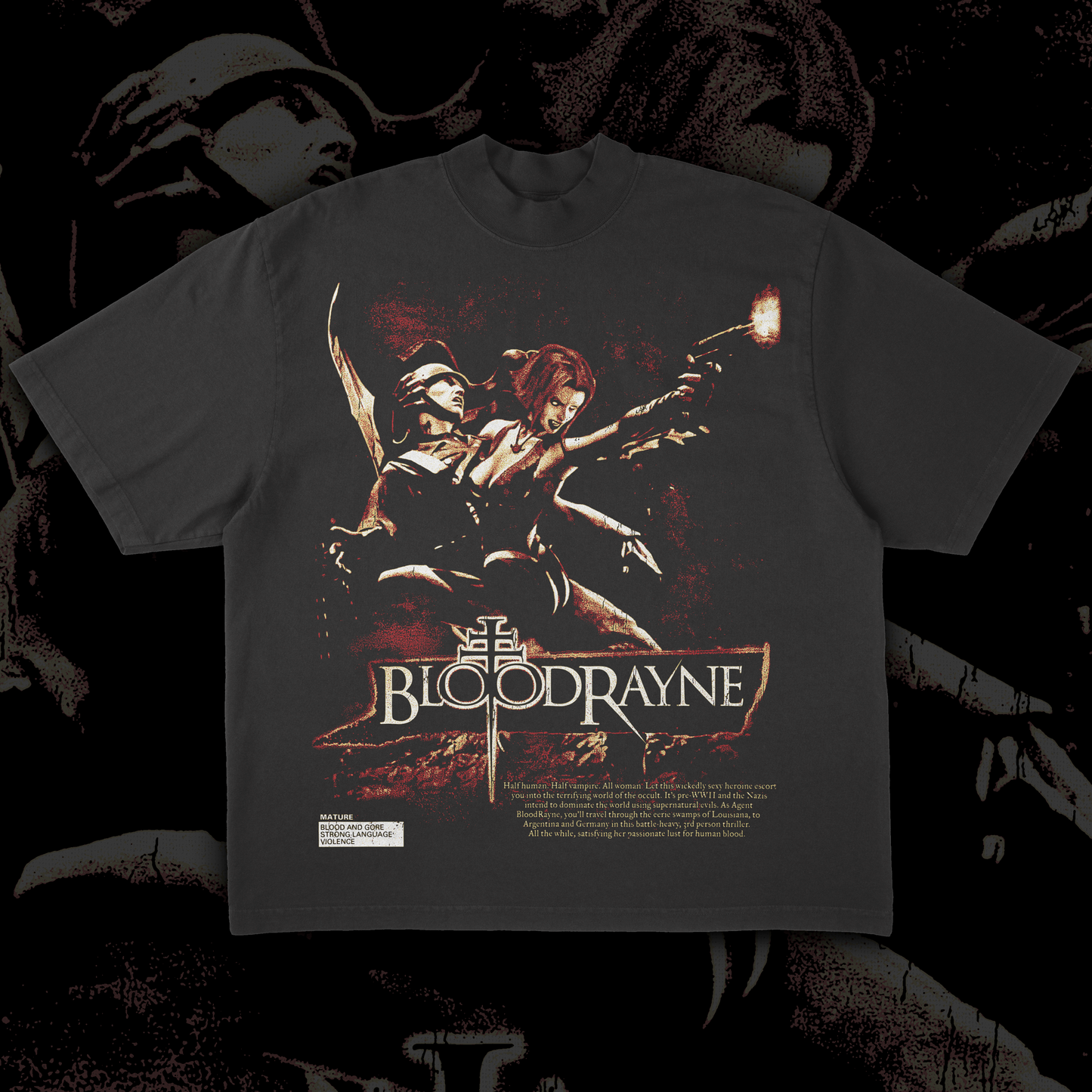 BloodRayne - Front and Back Tee