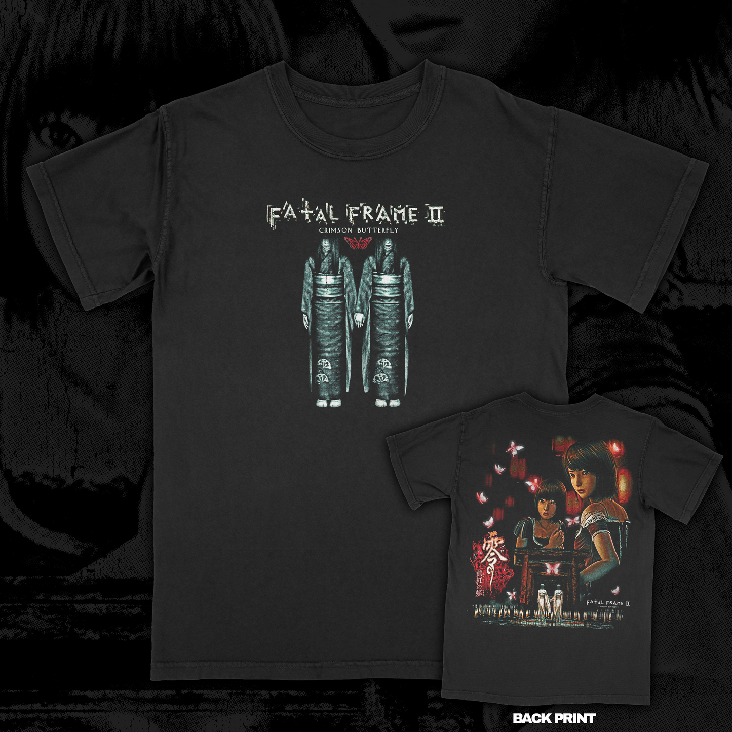 Fatal Frame 2 - Crimson Butterfly W/ Back Print