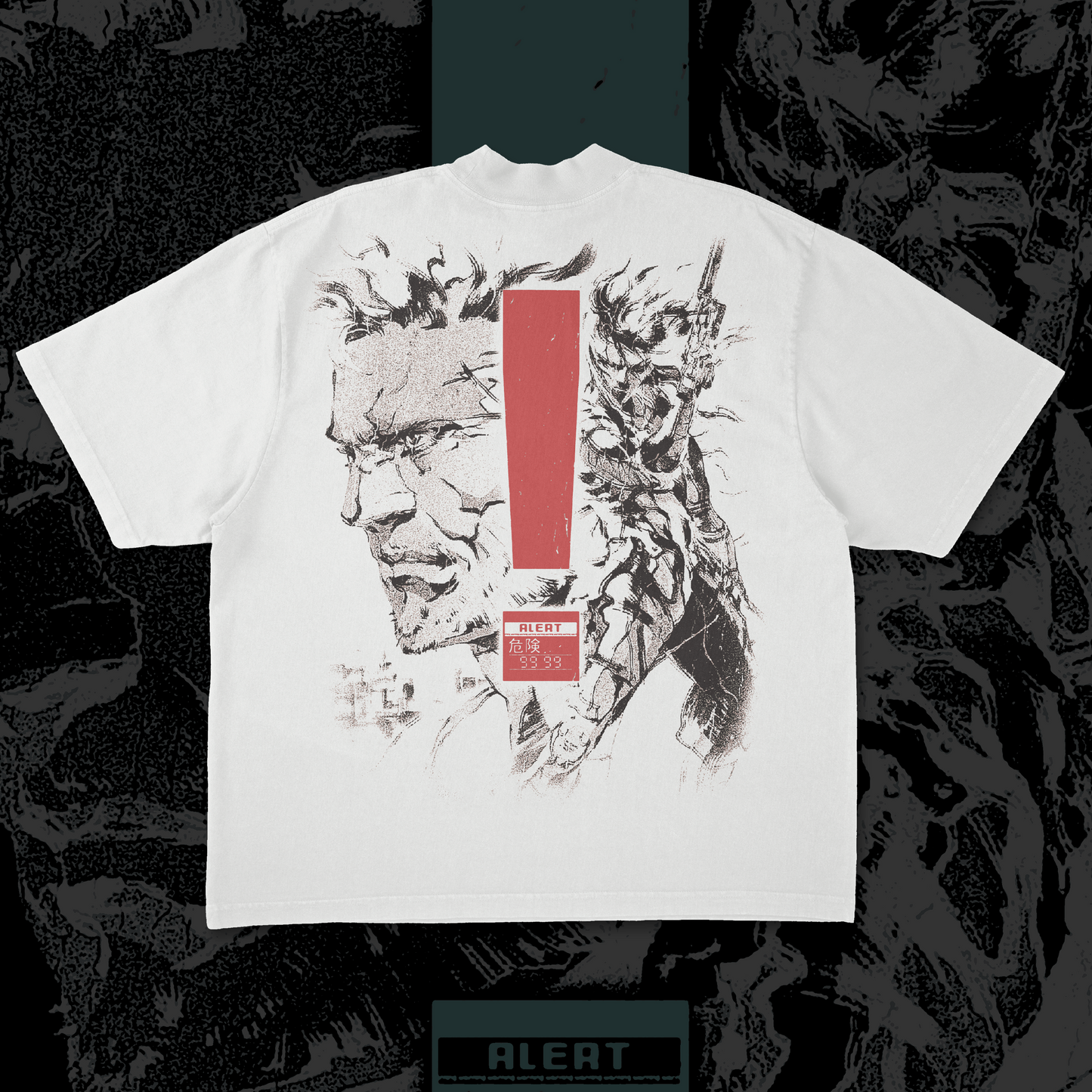 Metal Gear Solid 2 - Big Shell - Heavyweight Boxy Tee