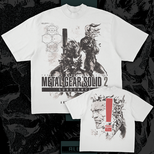 Metal Gear Solid 2 - Big Shell - Heavyweight Boxy Tee