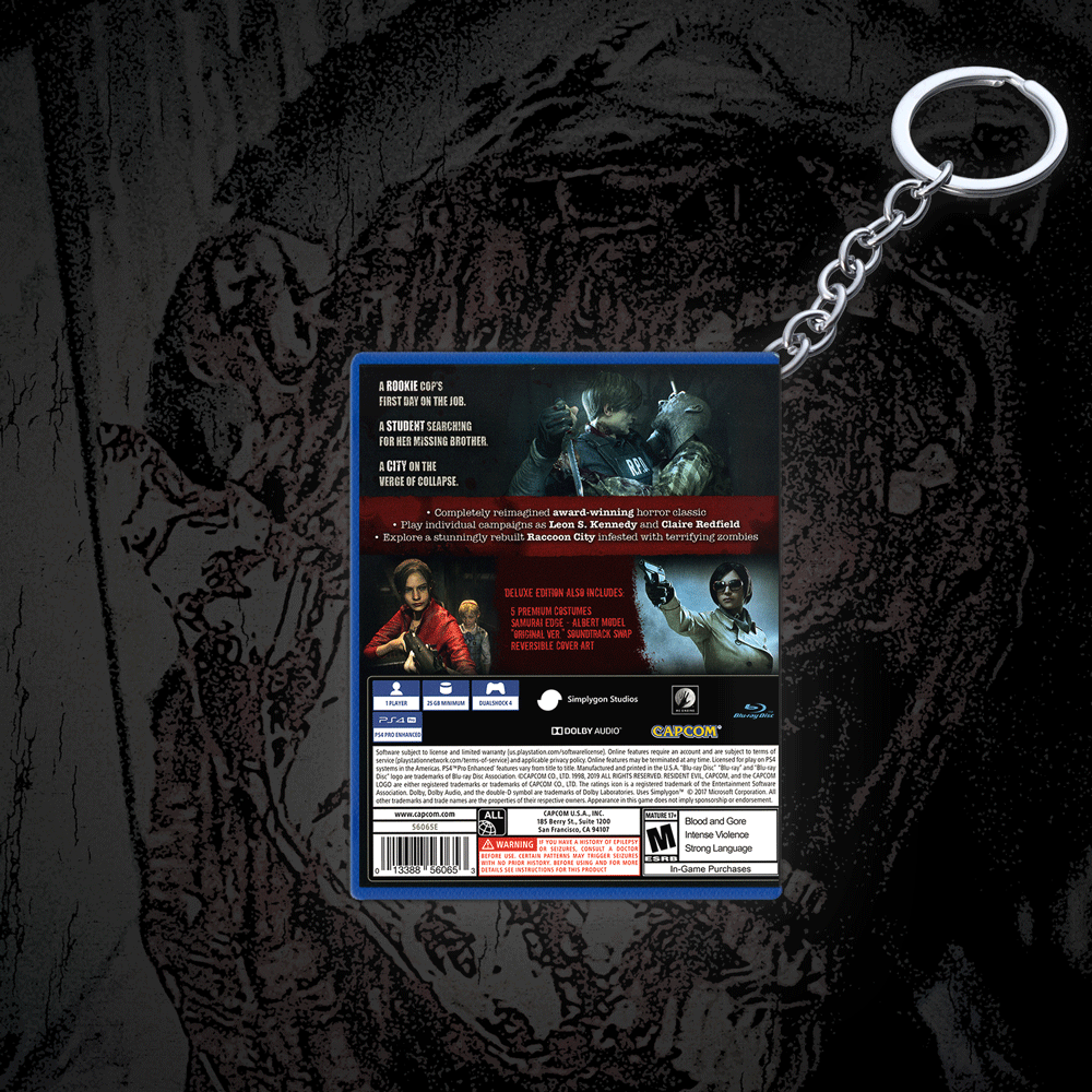 Resident Evil 2 - Keychain