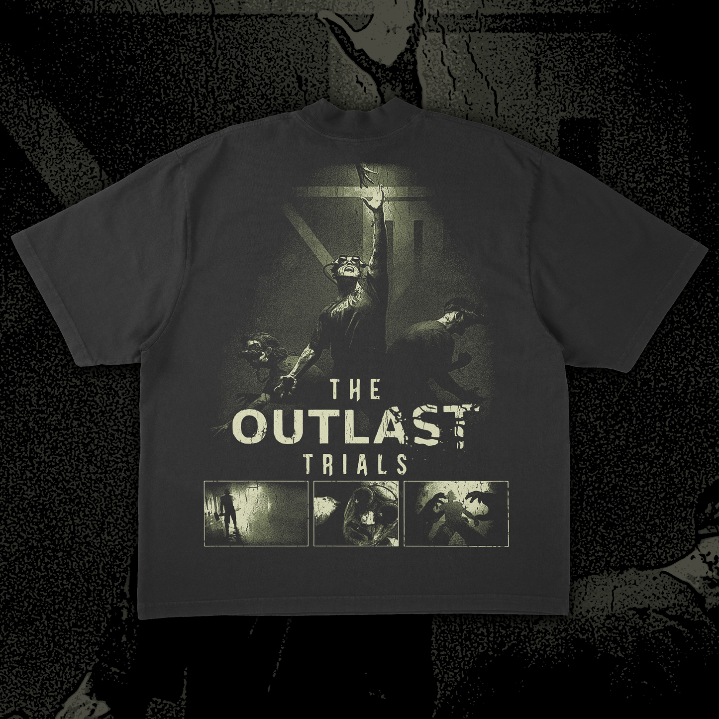 OUTLAST - Trials - Boxy Tee - Front and Back