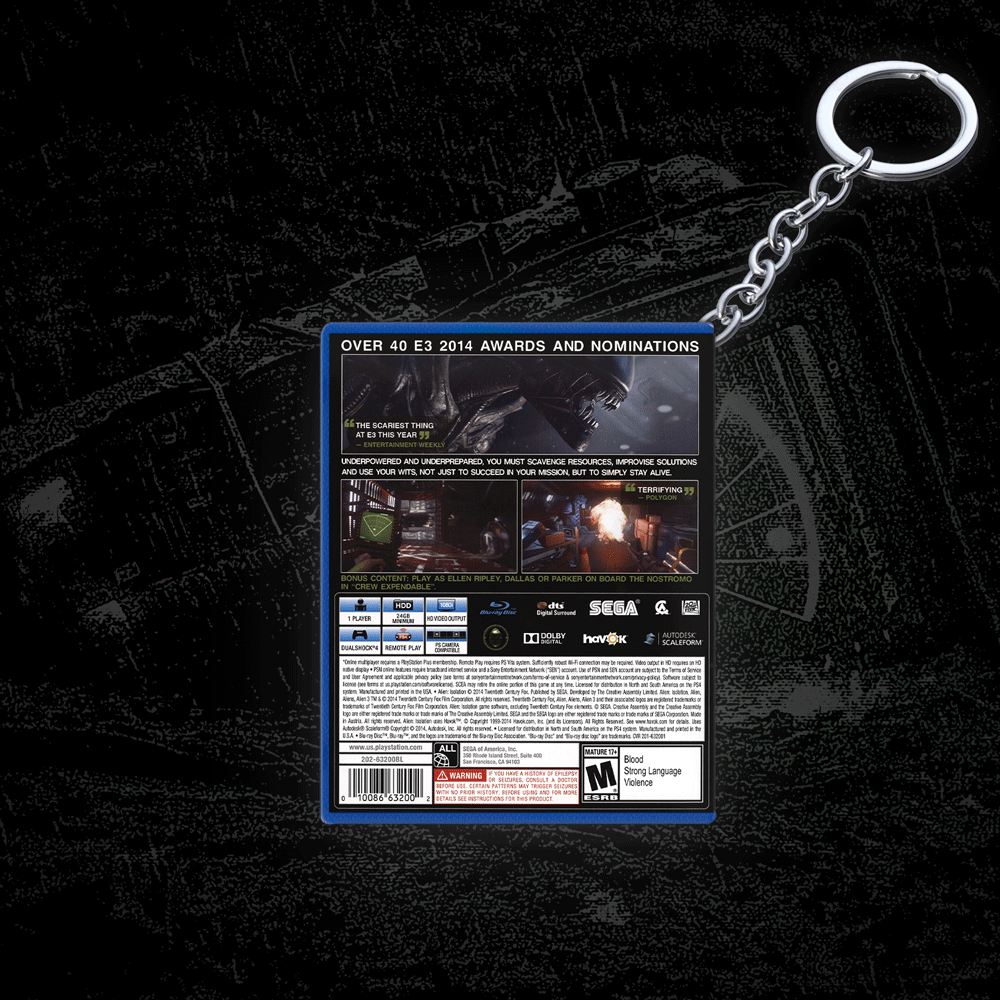 ALIEN - ISOLATION - Keychain