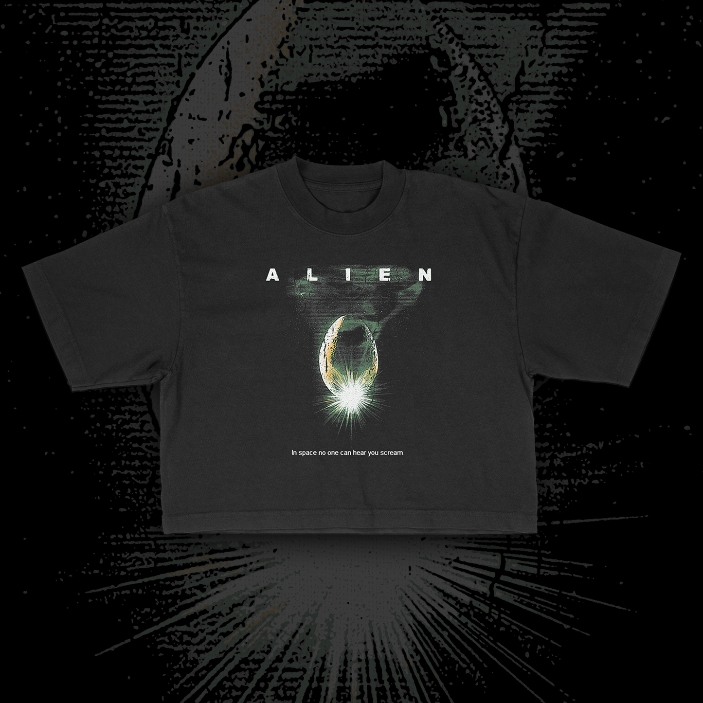 ALIEN - 1979 - Heavyweight Crop Top