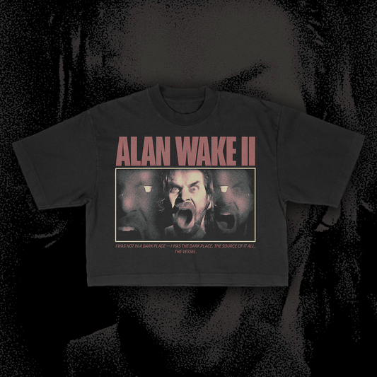 Alan Wake - The Vessel - Heavyweight Crop Top