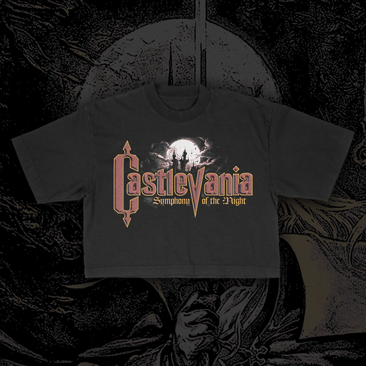 Castlevania - Symphony of the Night - Heavyweight Crop Top