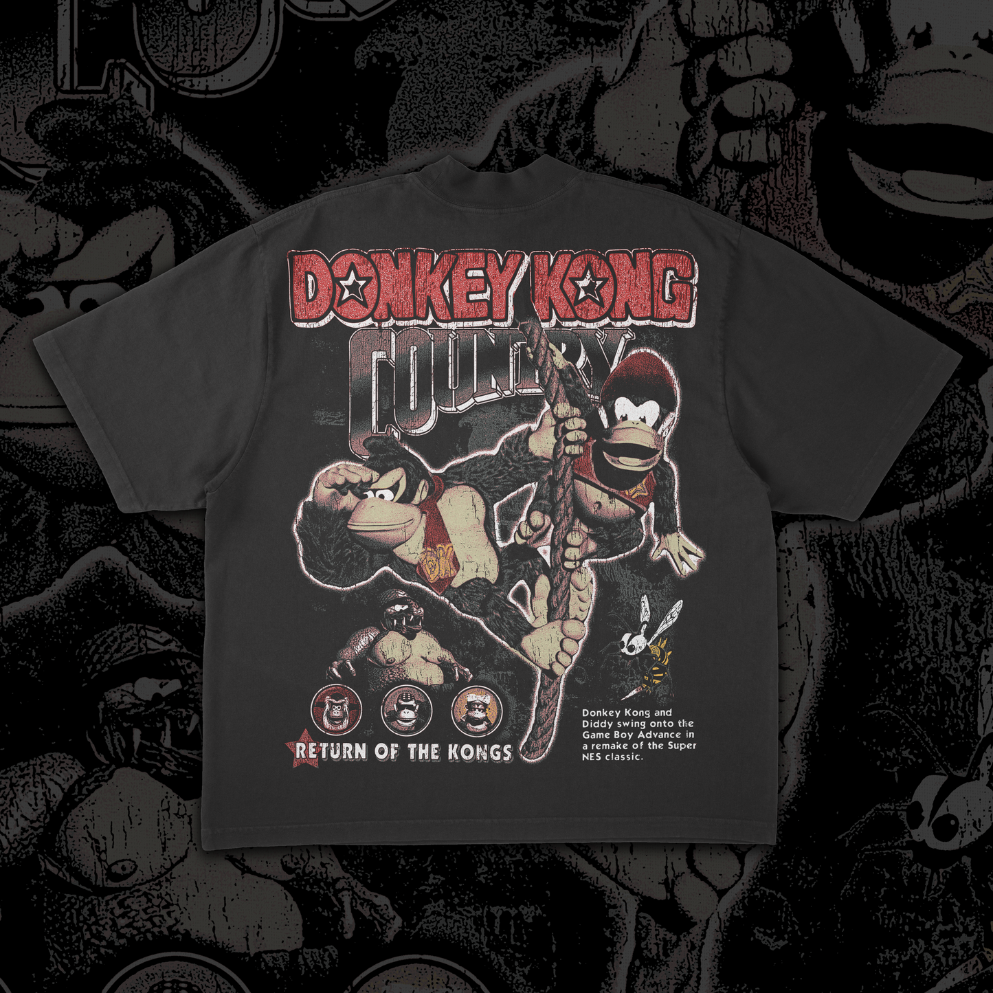 Donkey Kong Country - Heavyweight Boxy Tee