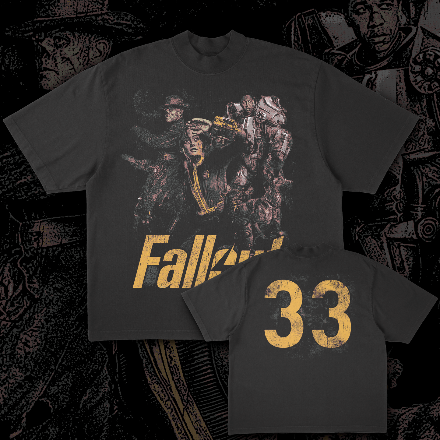 FALLOUT - Vault 33 - Heavyweight Boxy Tee