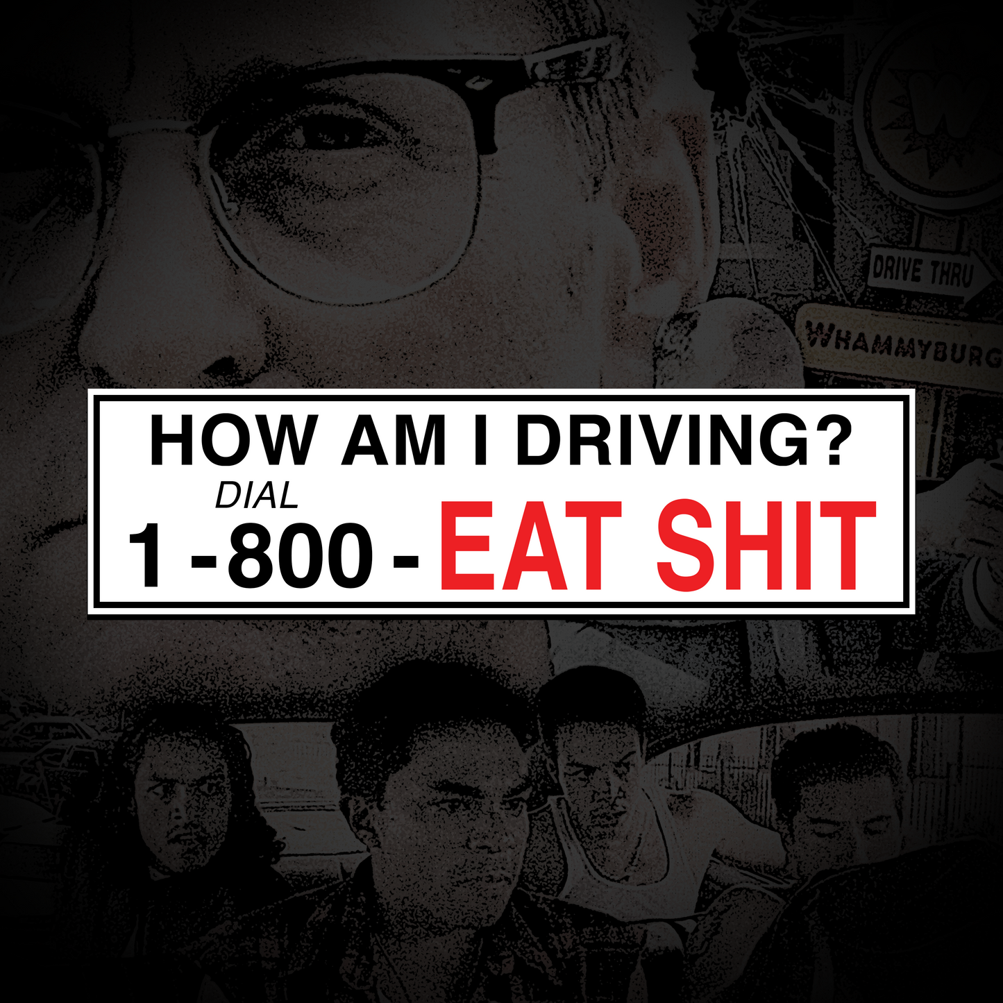 FALLING DOWN - How am I driving? - Bumper Sticker