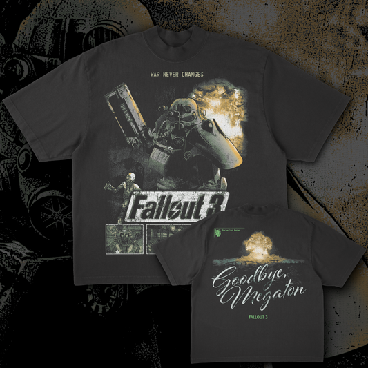 FALLOUT 3 - Goodbye Megaton - Heavyweight Boxy Tee