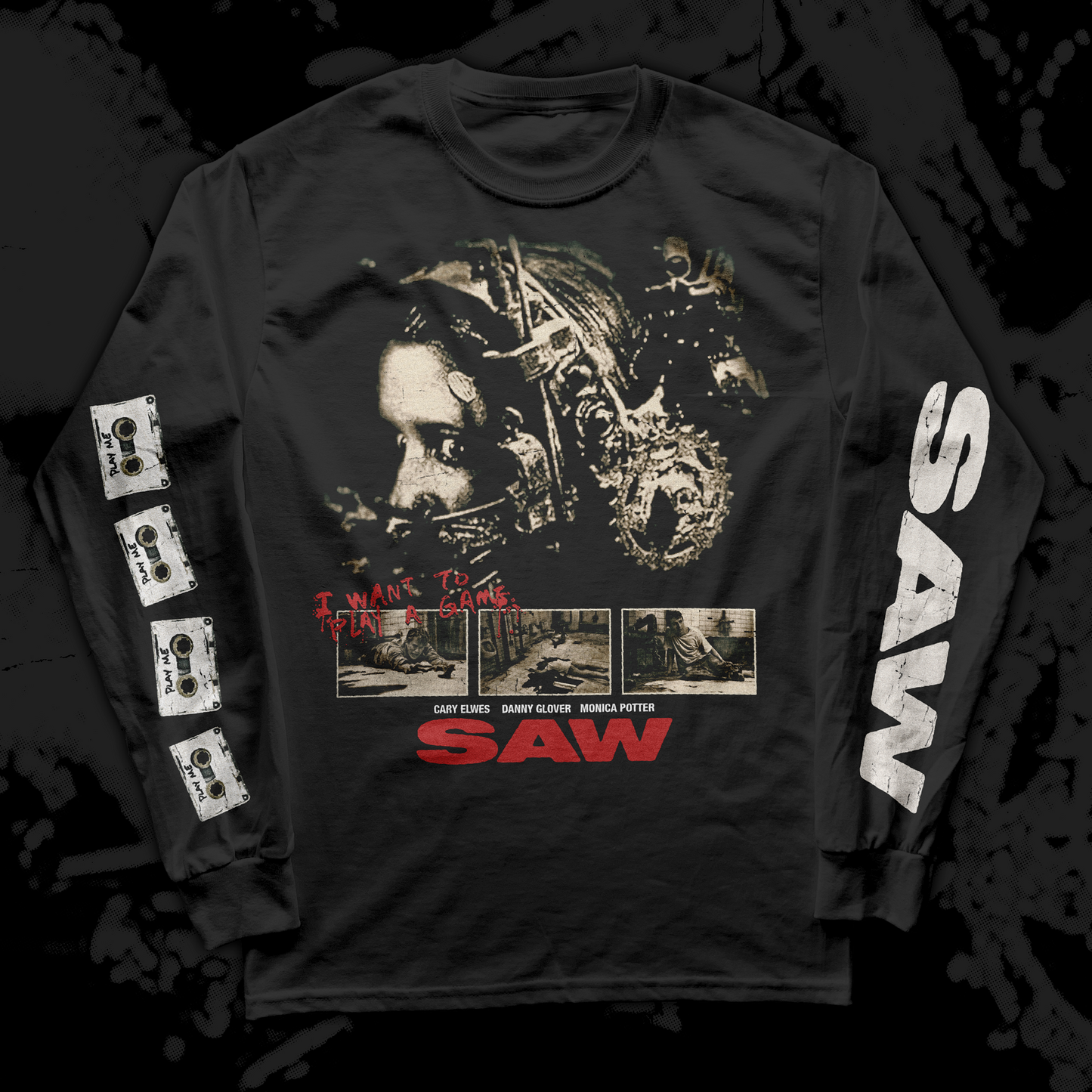 SAW - I Want to Play a Game - Longsleeve