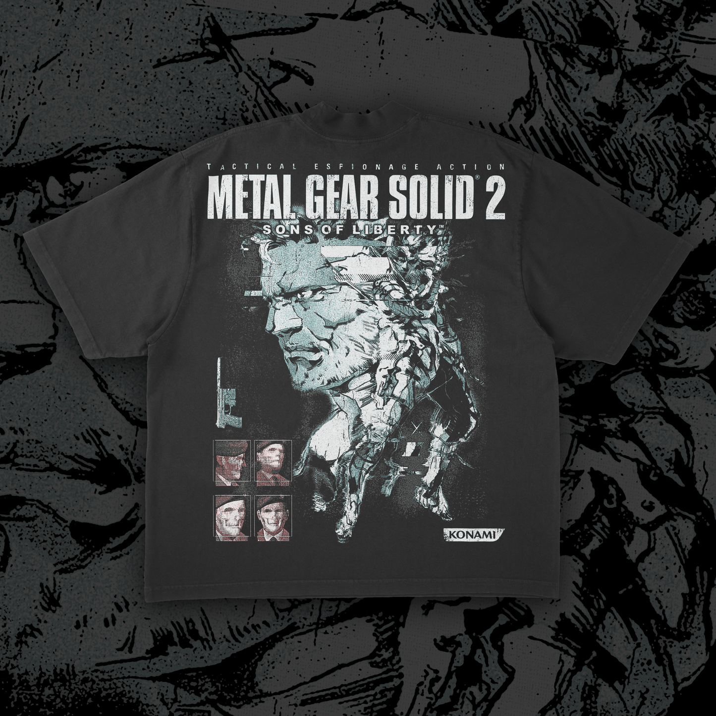 Metal Gear Solid 2 - Heavyweight Boxy Tee