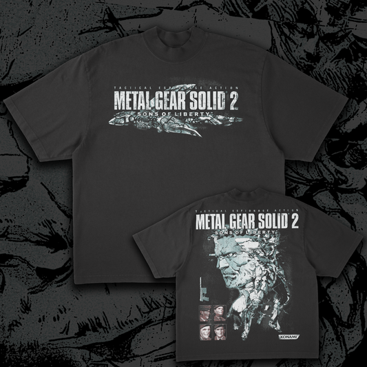 Metal Gear Solid 2 - Heavyweight Boxy Tee
