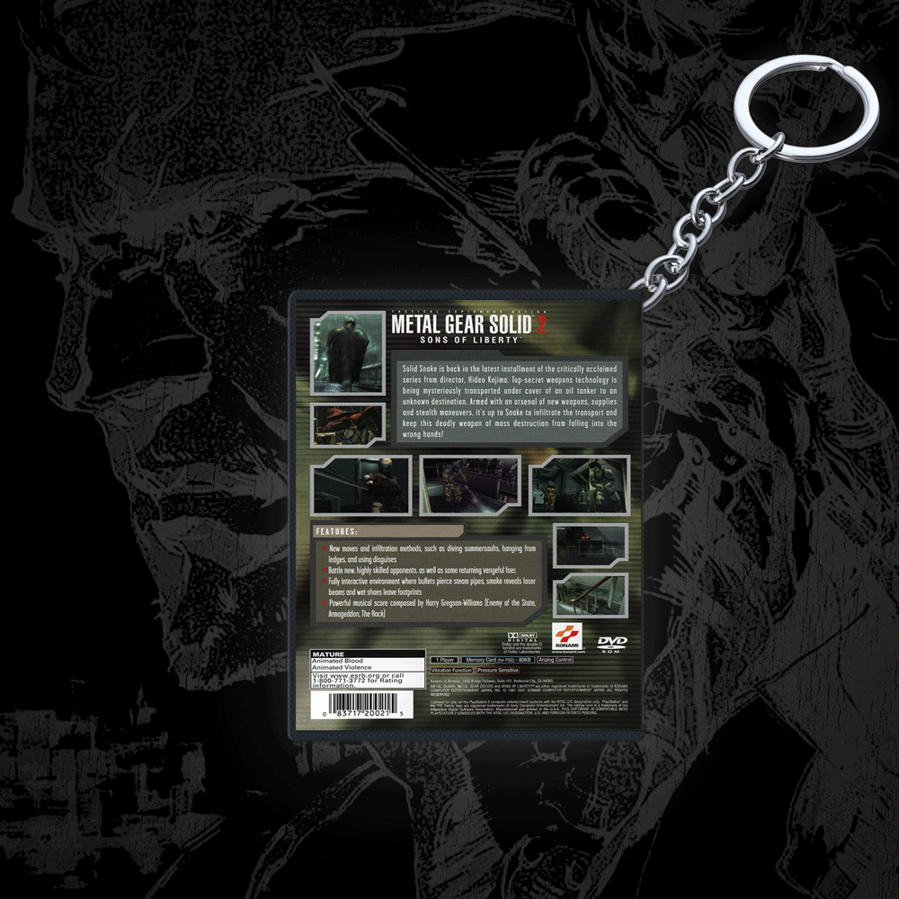 Metal Gear Solid 2 - Keychain