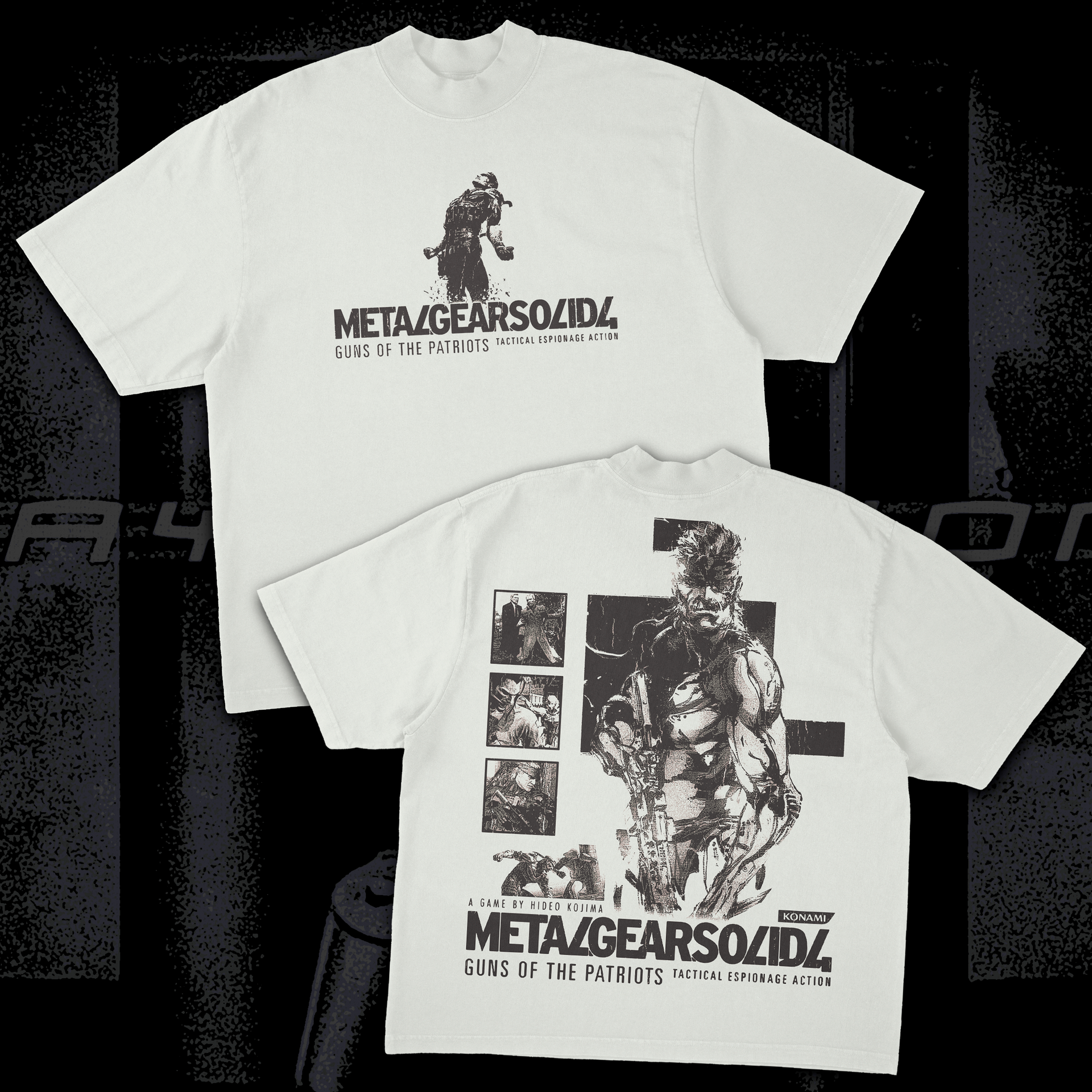 metal gear solid official merchandise Metal Gear Solid 4 2XL / 6.5 LA Apparel 1801