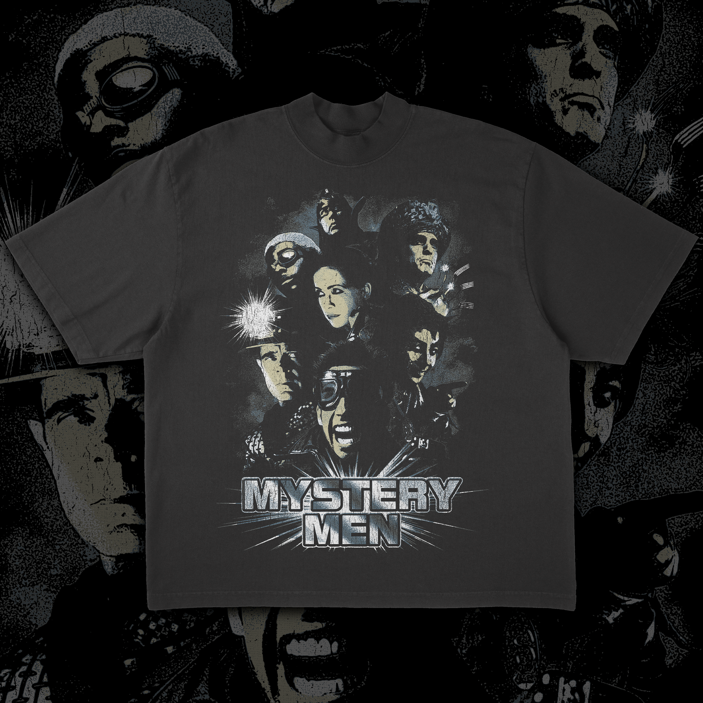 Mystery Men - Boxy Tee Front and Back