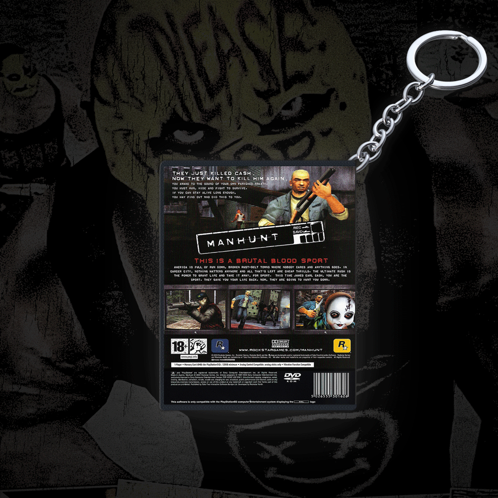 MANHUNT - Keychain