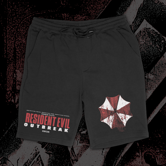 Resident Evil - Outbreak - 8.5oz Fleece Shorts
