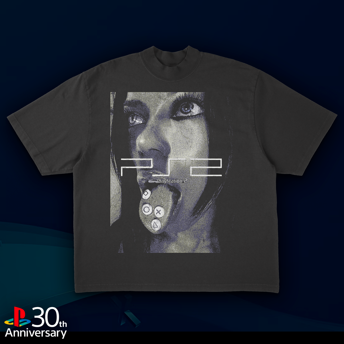 Playstation 2 - Pill Girl Ad Tee – Prestige Merch Supply