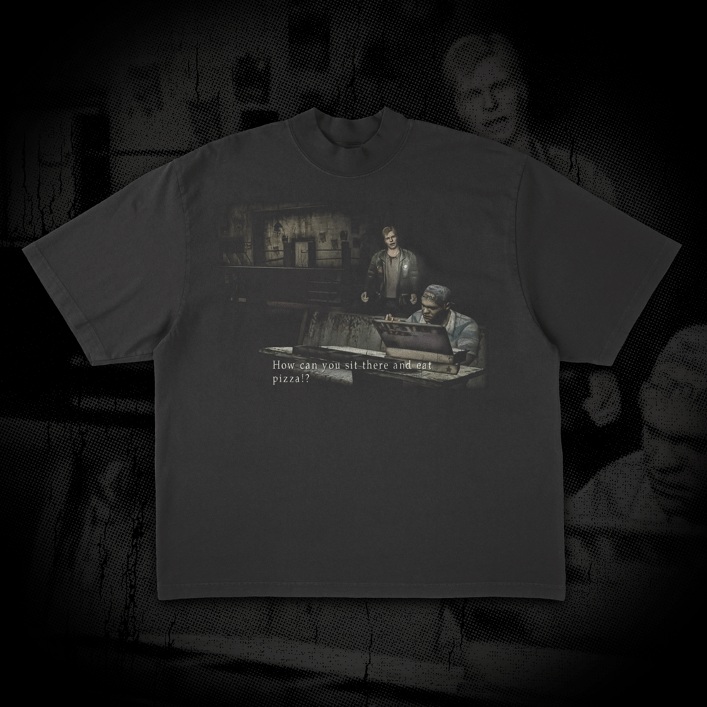 Silent Hill 2 - How can you just sit there and eat pizza?!