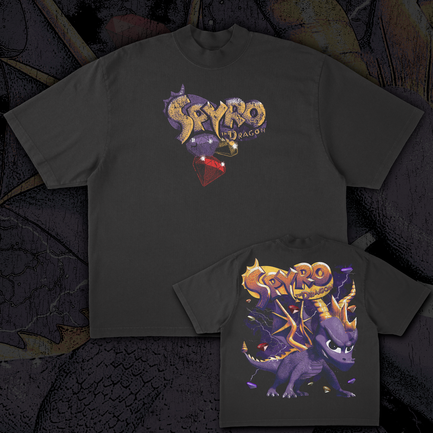 Spyro the Dragon - Heavyweight Boxy Tee