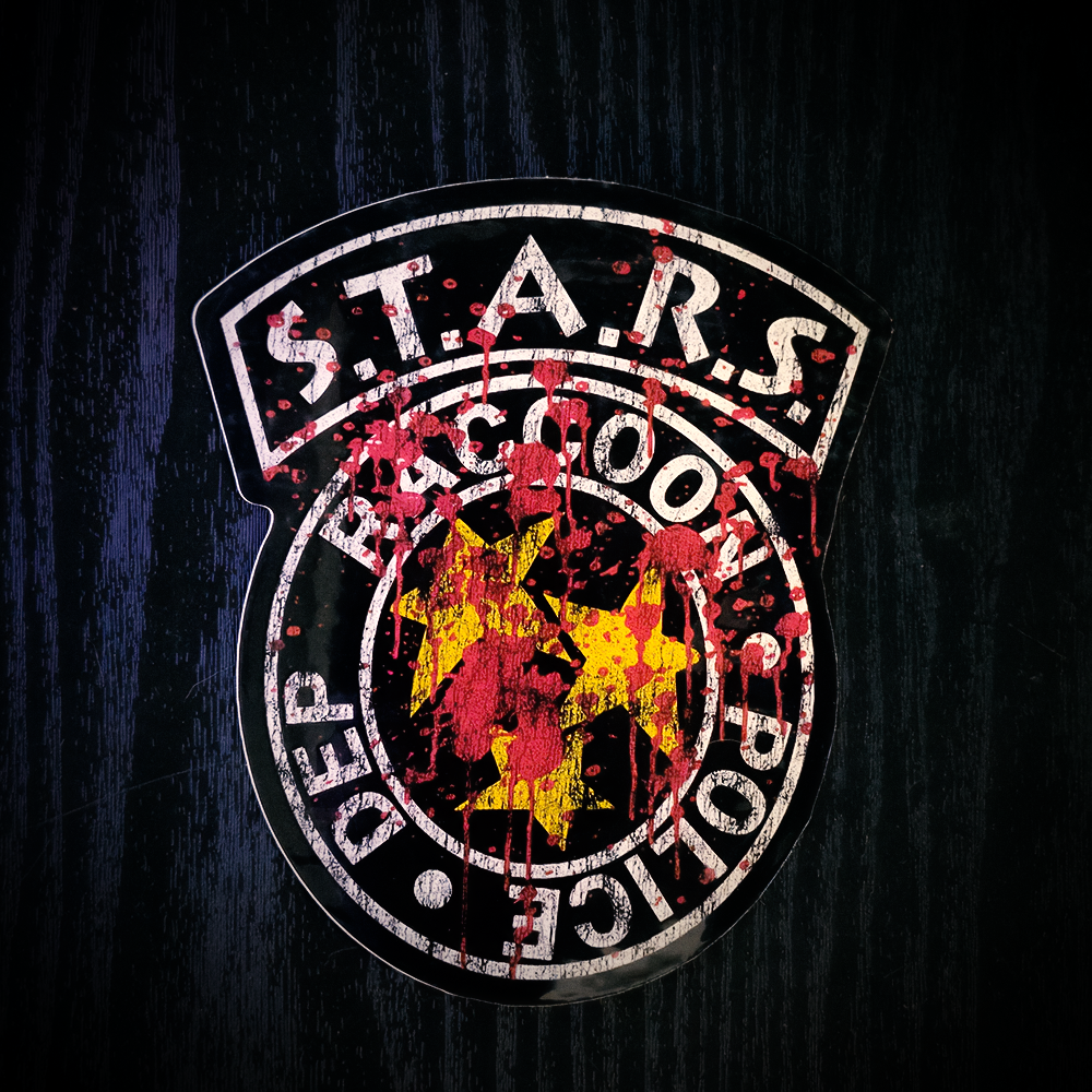 Resident Evil - Bloody STARS Emblem - Vinyl Sticker