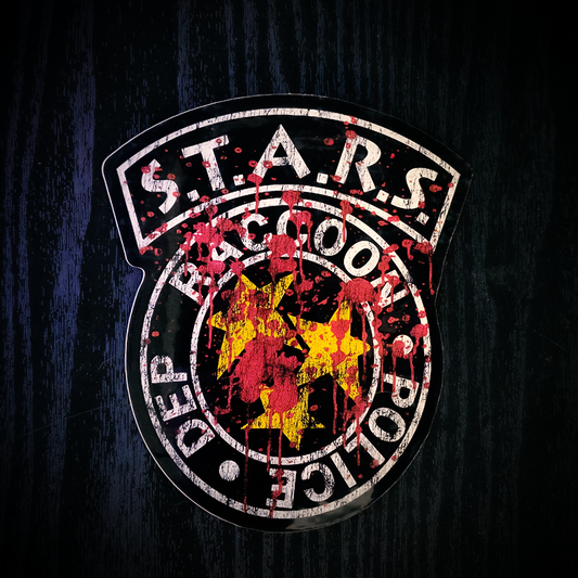 Resident Evil - Bloody STARS Emblem - Vinyl Sticker