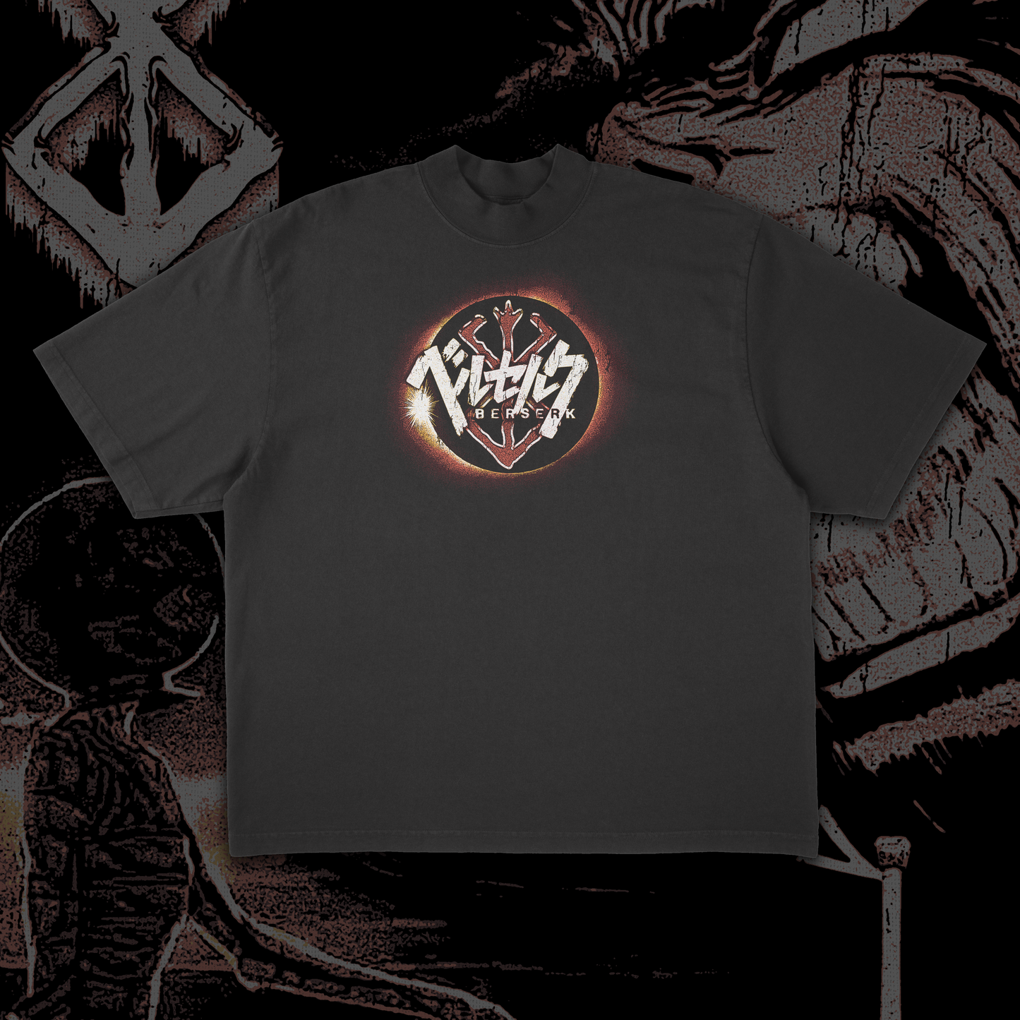 BERSERK - The Eclipse - Heavyweight Boxy Tee