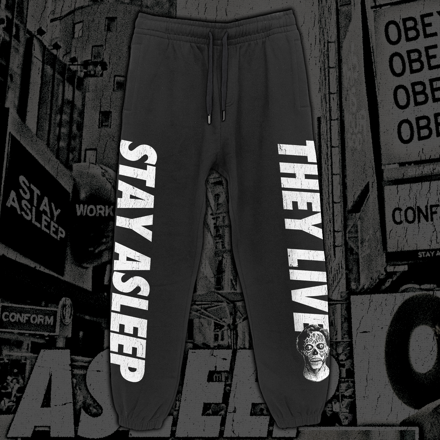 They Live - STAY ASLEEP - Sweatpants