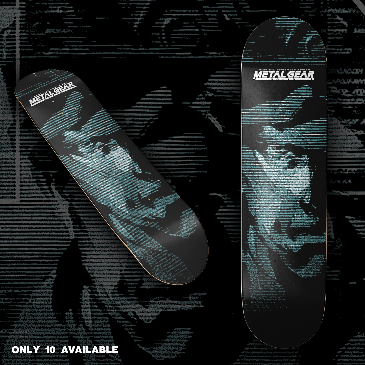 Metal Gear Solid - 8.5" Skateboard Deck - Only 10 Available