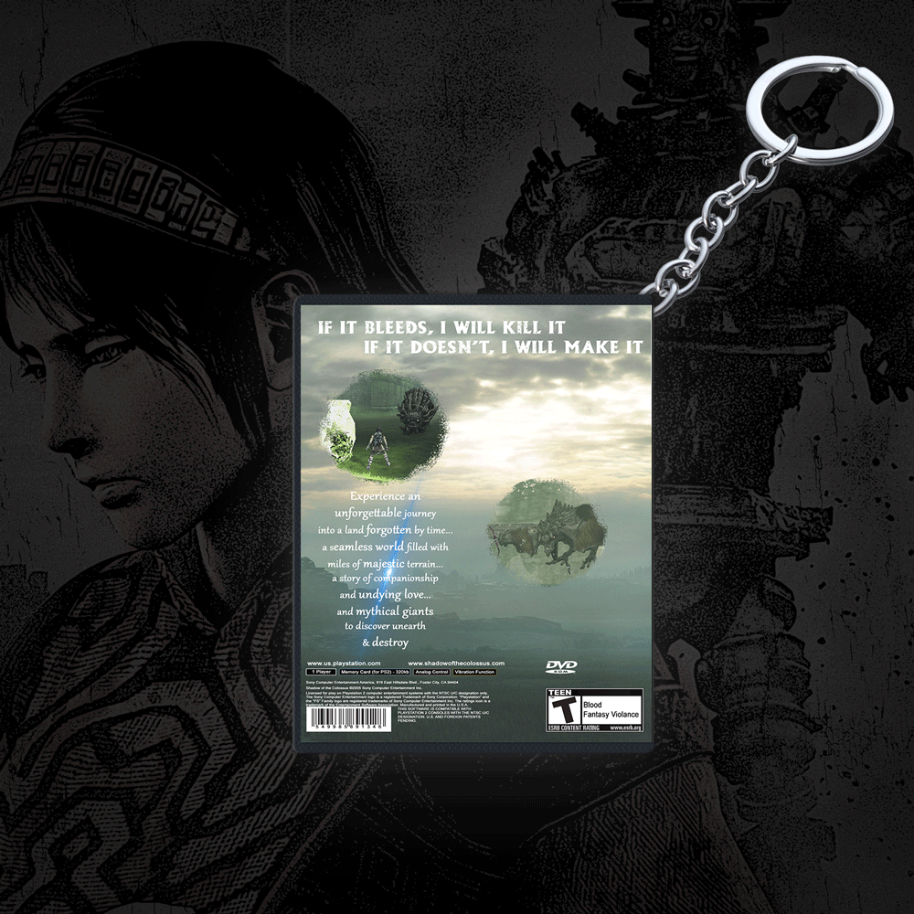 Shadow of the Colossus - Keychain